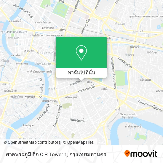 ศาลพระภูมิ ตึก C.P. Tower 1 แผนที่