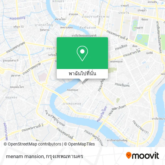 menam mansion แผนที่