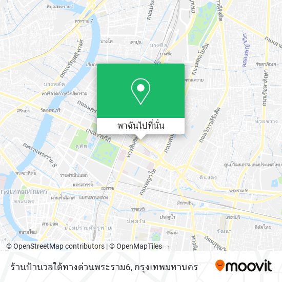 ร้านป้านวลใต้ทางด่วนพระราม6 แผนที่