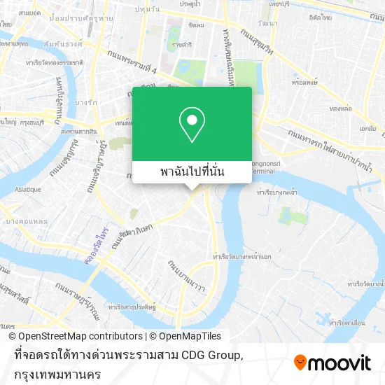 ที่จอดรถใต้ทางด่วนพระรามสาม CDG Group แผนที่