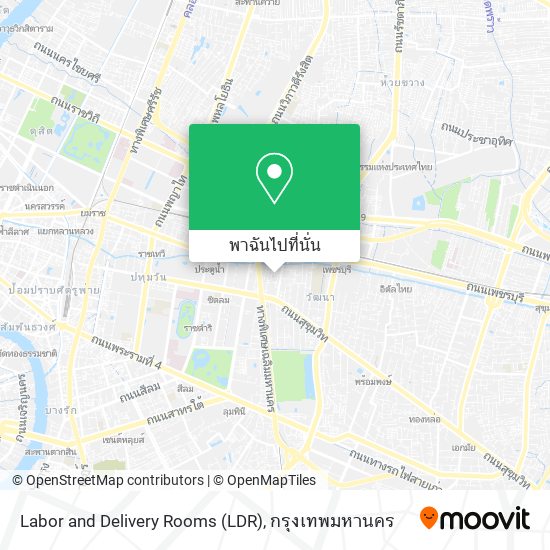 Labor and Delivery Rooms (LDR) แผนที่