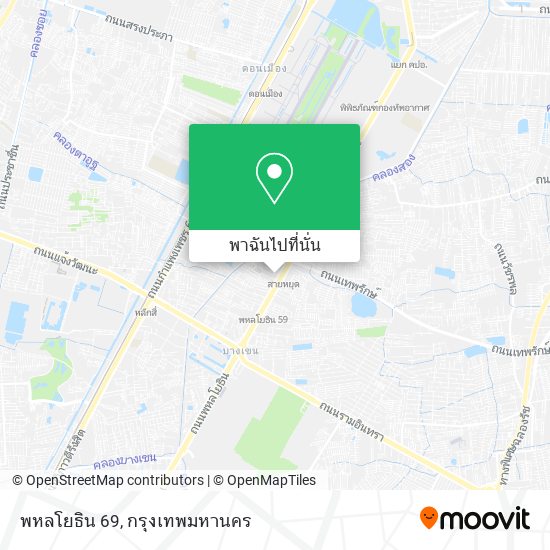 พหลโยธิน 69 แผนที่