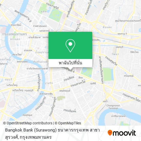 Bangkok Bank (Surawong) ธนาคารกรุงเทพ สาขาสุรวงศ์ แผนที่