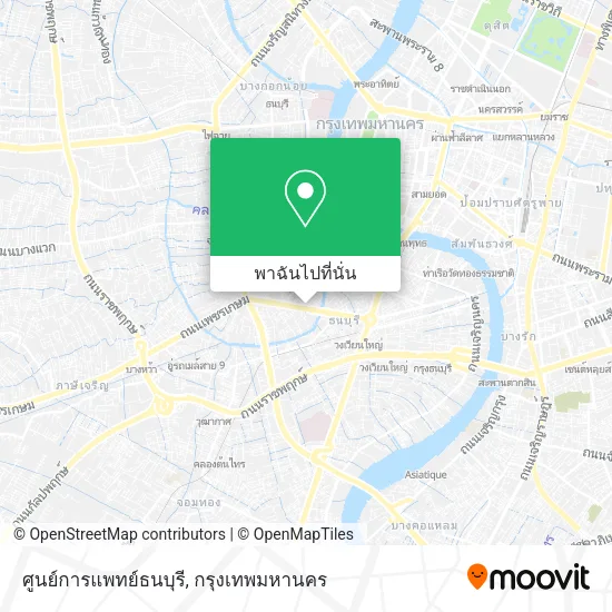 ศูนย์การแพทย์ธนบุรี แผนที่