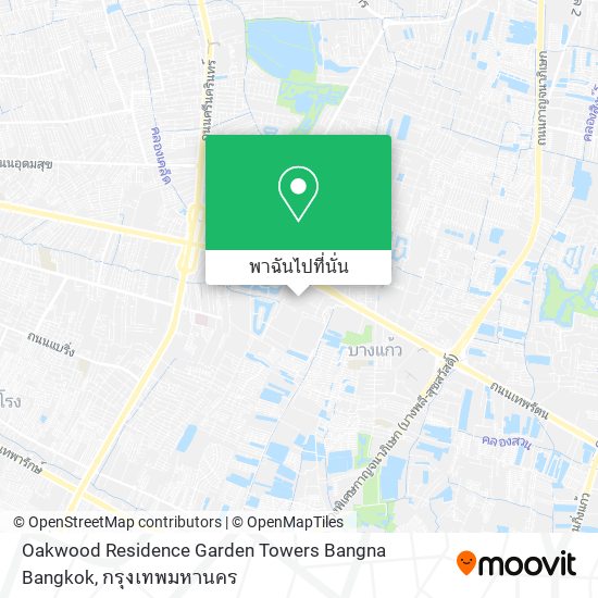 Oakwood Residence Garden Towers Bangna Bangkok แผนที่