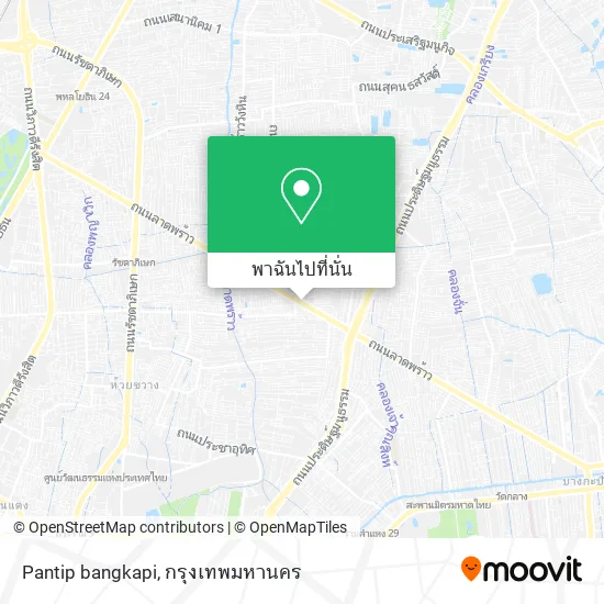 Pantip bangkapi แผนที่