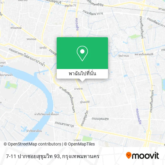 7-11 ปากซอยสุขุมวิท 93 แผนที่
