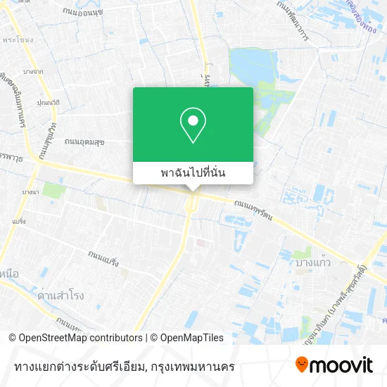ทางแยกต่างระดับศรีเอียม แผนที่