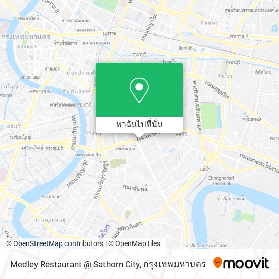 Medley Restaurant @ Sathorn City แผนที่