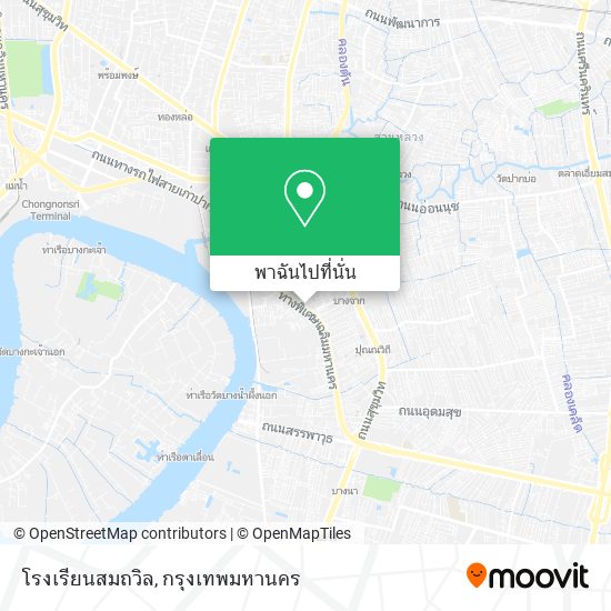 โรงเรียนสมถวิล แผนที่