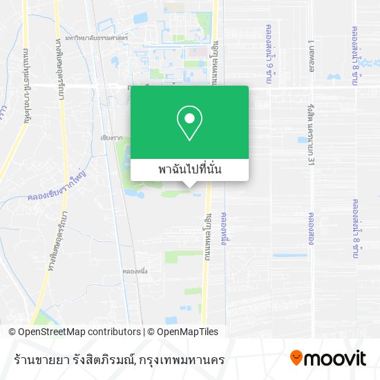 ร้านขายยา รังสิตภิรมณ์ แผนที่