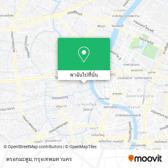ตรอกมะตูม แผนที่