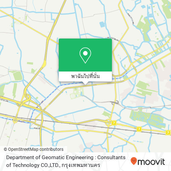 Department of Geomatic Engineering : Consultants of Technology CO.,LTD. แผนที่