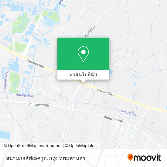สนามกอล์ฟเลควูด แผนที่