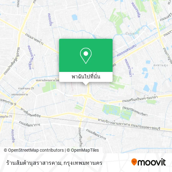 ร้านส้มตำนุสราสารคาม แผนที่