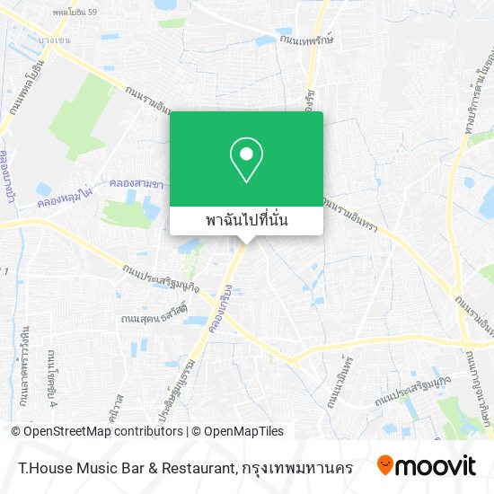 T.House Music Bar & Restaurant แผนที่