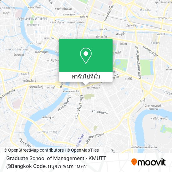 Graduate School of Management - KMUTT @Bangkok Code แผนที่