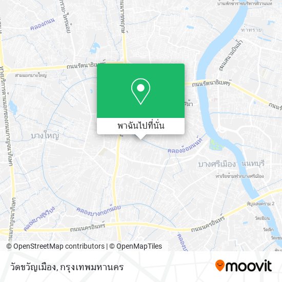 วัดขวัญเมือง แผนที่