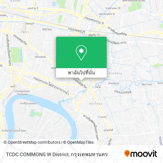 TCDC COMMONS W District แผนที่