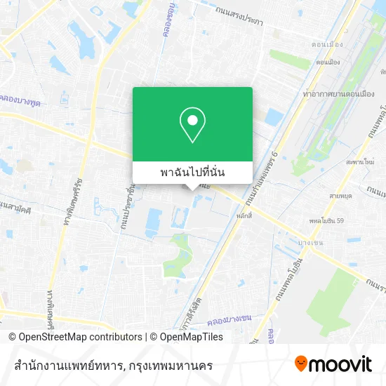 สำนักงานแพทย์ทหาร แผนที่