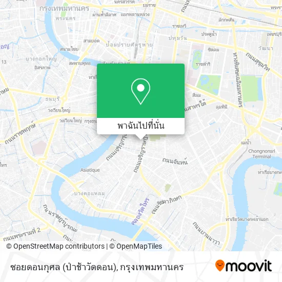 ซอยดอนกุศล (ป่าช้าวัดดอน) แผนที่