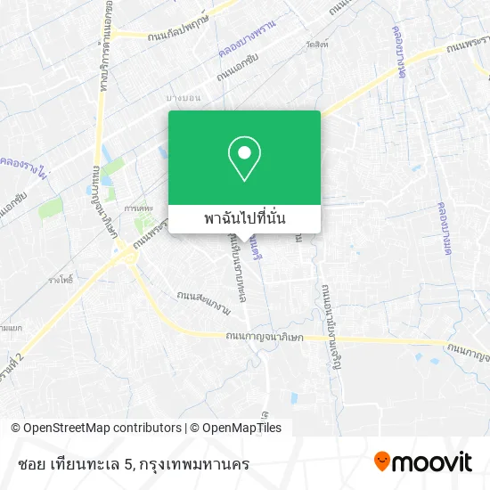 ซอย เทียนทะเล 5 แผนที่