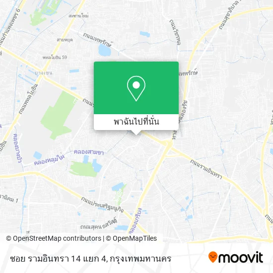 ซอย รามอินทรา 14 แยก 4 แผนที่