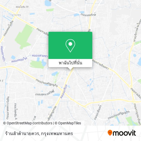 ร้านสำตำนายควร แผนที่