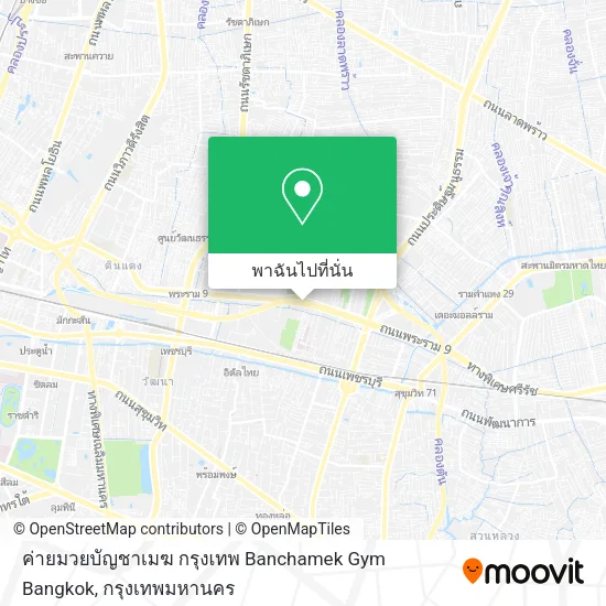 ค่ายมวยบัญชาเมฆ กรุงเทพ Banchamek Gym Bangkok แผนที่