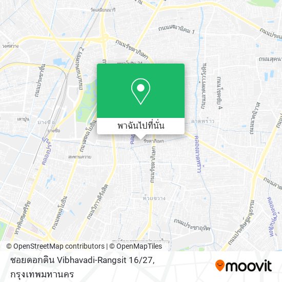 ซอยดอกดิน Vibhavadi-Rangsit 16 / 27 แผนที่