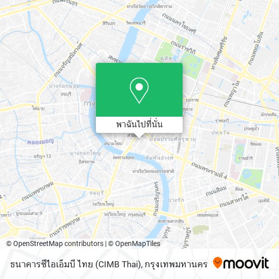 ธนาคารซีไอเอ็มบี ไทย (CIMB Thai) แผนที่
