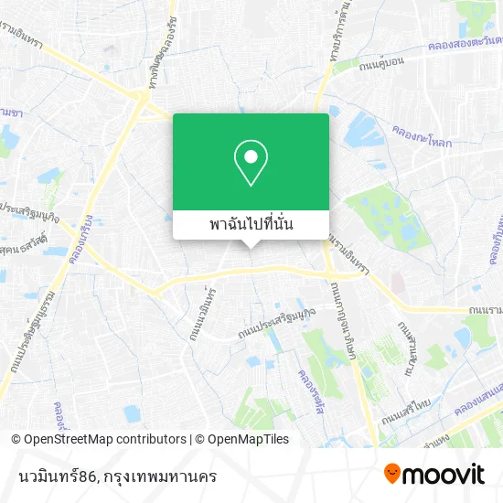 นวมินทร์86 แผนที่