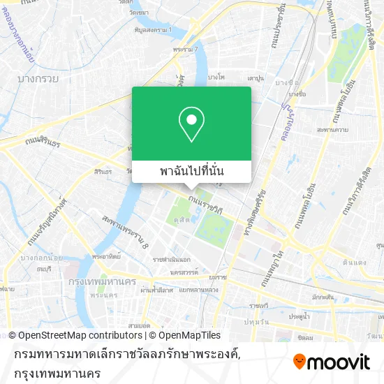 กรมทหารมหาดเล็กราชวัลลภรักษาพระองค์ แผนที่