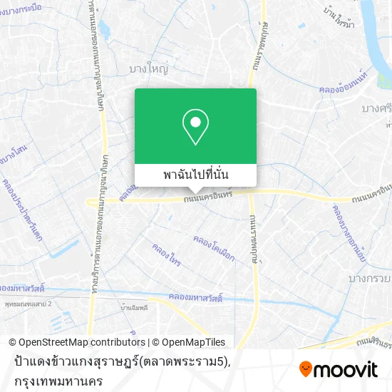 ป้าแดงข้าวแกงสุราษฏร์(ตลาดพระราม5) แผนที่