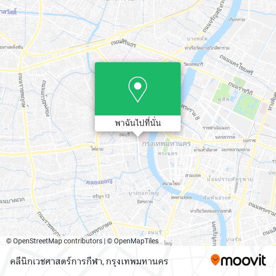 คลีนิกเวชศาสตร์การกีฬา แผนที่