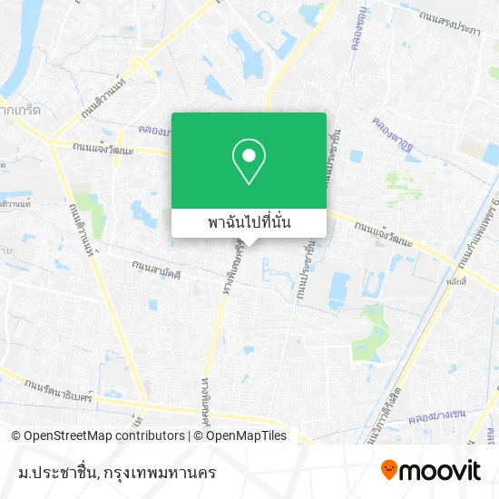 ม.ประชาชื่น แผนที่