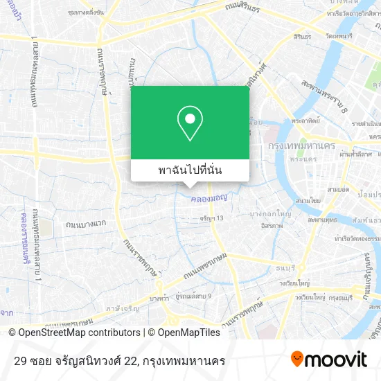 29 ซอย จรัญสนิทวงศ์ 22 แผนที่