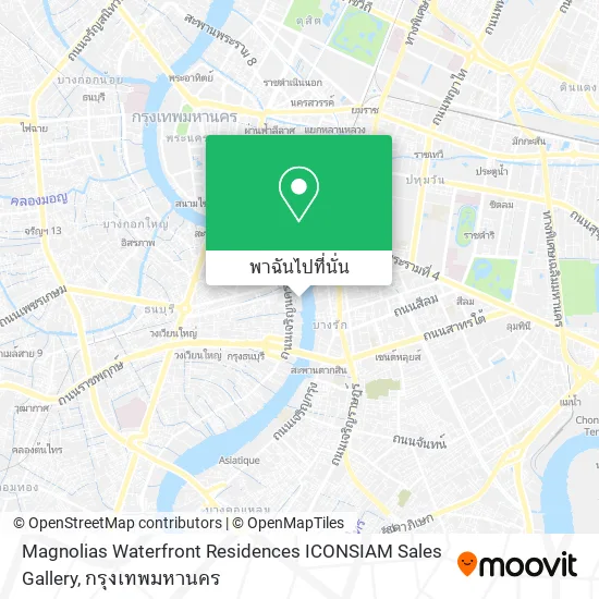 Magnolias Waterfront Residences ICONSIAM Sales Gallery แผนที่