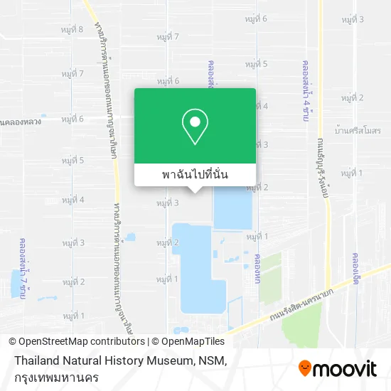 Thailand Natural History Museum, NSM แผนที่