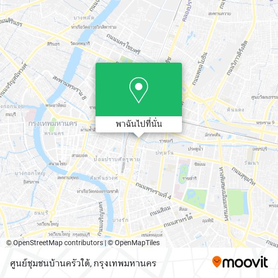 ศูนย์ชุมชนบ้านครัวใต้ แผนที่