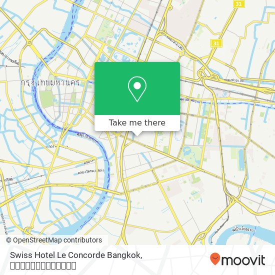 Swiss Hotel Le Concorde Bangkok แผนที่