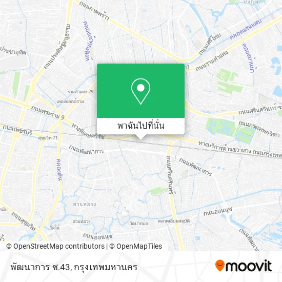 พัฒนาการ ซ.43 แผนที่