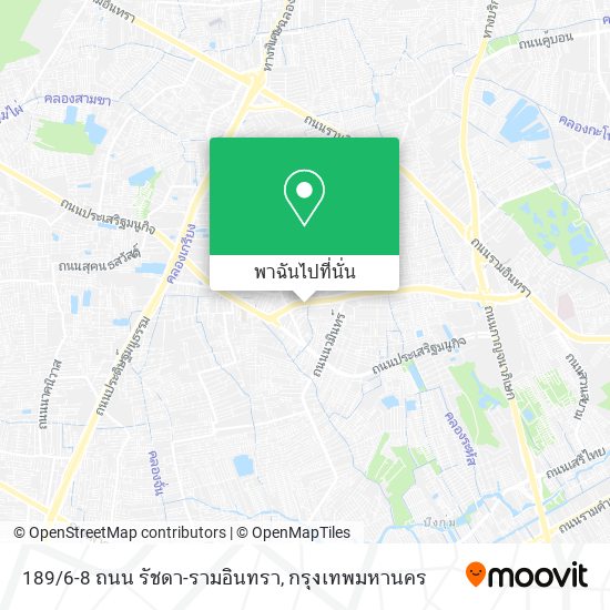 189/6-8 ถนน รัชดา-รามอินทรา แผนที่