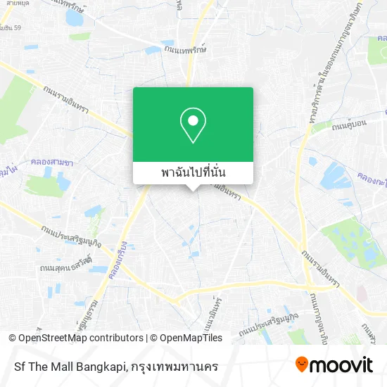 Sf The Mall Bangkapi แผนที่