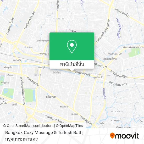 Bangkok Cozy Massage & Turkish Bath แผนที่