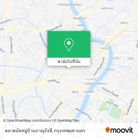 ตลาดนัดหมู่บ้านภาณุรังษี แผนที่