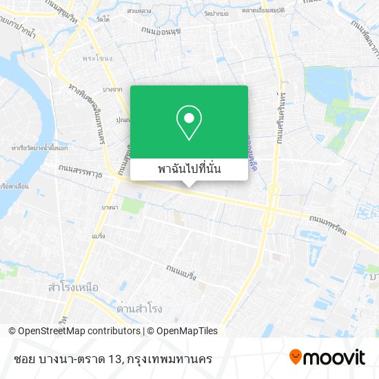 ซอย บางนา-ตราด 13 แผนที่