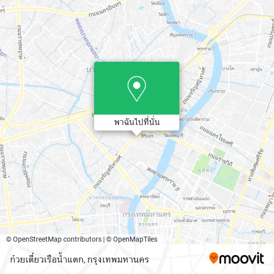 ก๋วยเตี๋ยวเรือน้ำแตก แผนที่