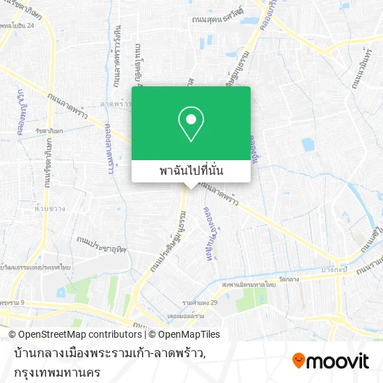 บ้านกลางเมืองพระรามเก้า-ลาดพร้าว แผนที่