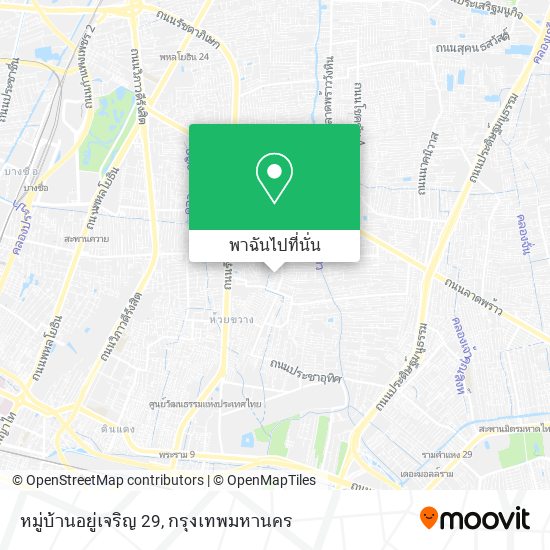 หมู่บ้านอยู่เจริญ 29 แผนที่